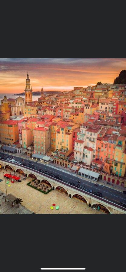 Menton Centre Vue Imprenable Sur Mer Et Jardin Bioves 外观 照片