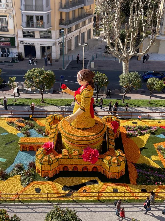 Menton Centre Vue Imprenable Sur Mer Et Jardin Bioves 外观 照片