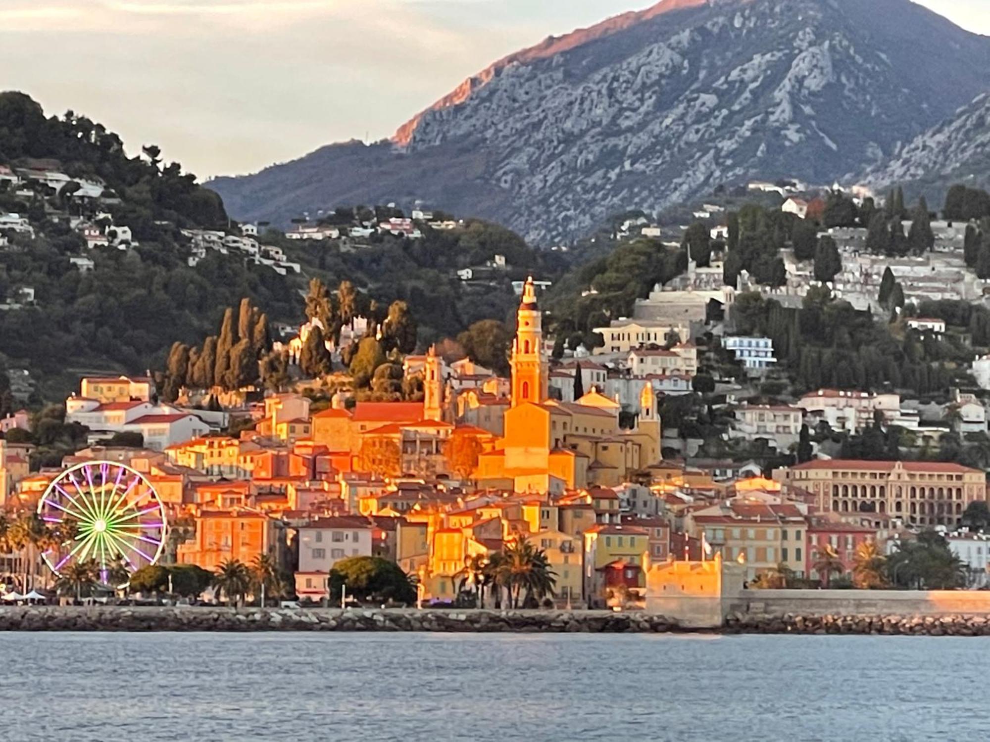 Menton Centre Vue Imprenable Sur Mer Et Jardin Bioves 外观 照片