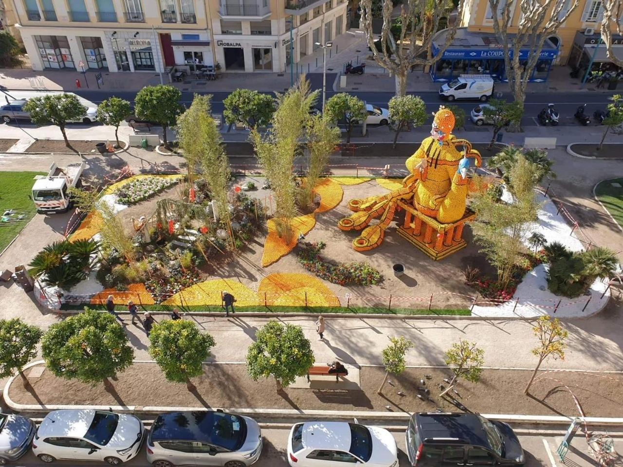Menton Centre Vue Imprenable Sur Mer Et Jardin Bioves 外观 照片
