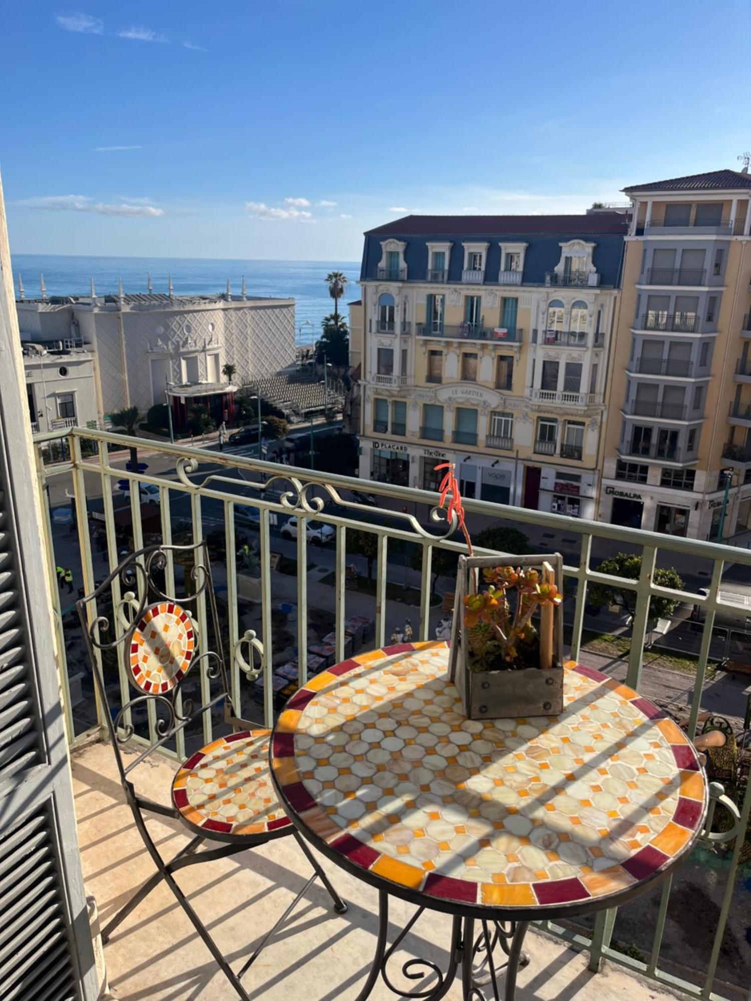 Menton Centre Vue Imprenable Sur Mer Et Jardin Bioves 外观 照片