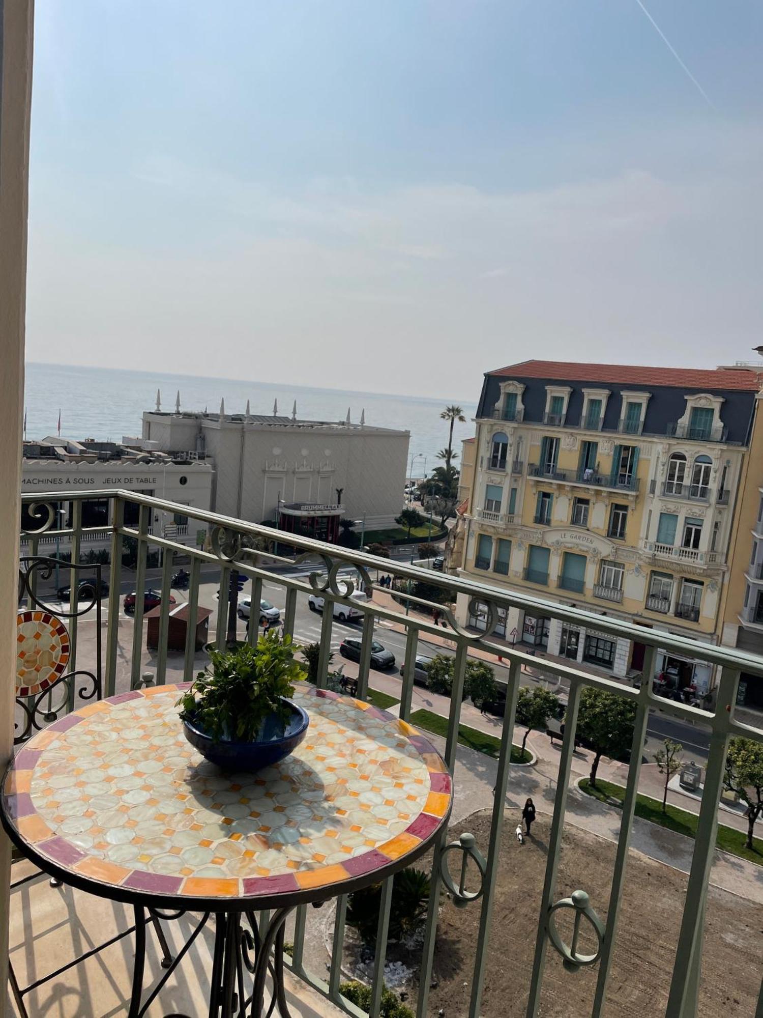 Menton Centre Vue Imprenable Sur Mer Et Jardin Bioves 外观 照片