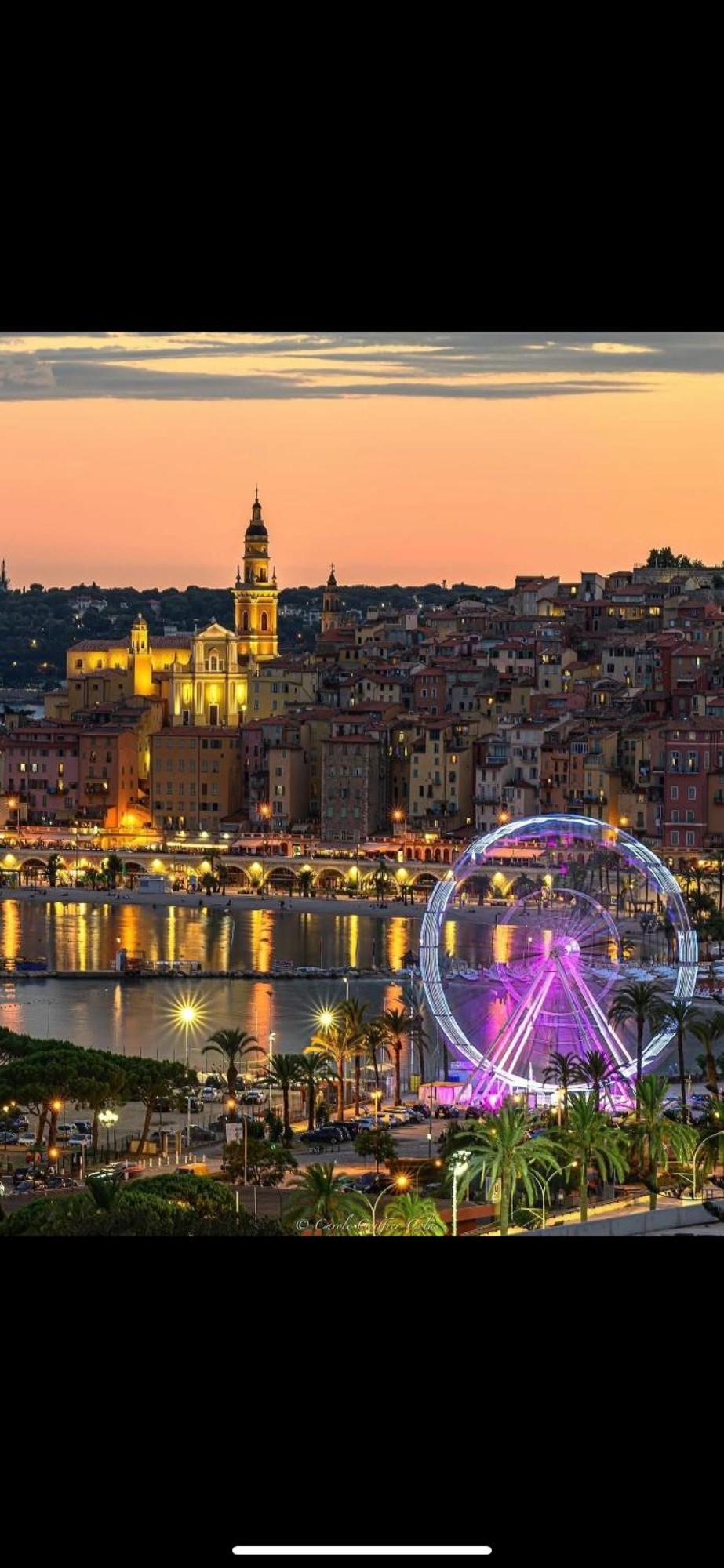 Menton Centre Vue Imprenable Sur Mer Et Jardin Bioves 外观 照片